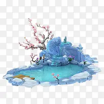 水彩温泉