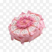 粉色礼盒喜糖设计素材
