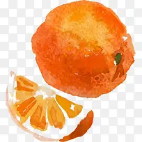 卡通矢量橙子桔子