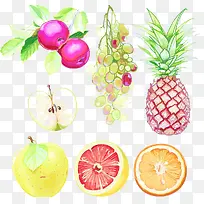 素描手绘葡萄聚餐图片素材