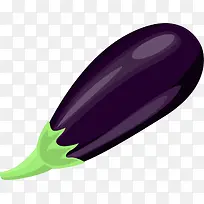 简约紫色茄子
