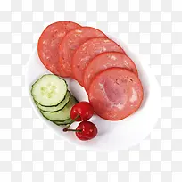 切片肉肠元素设计