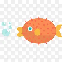 世界海洋日吐泡泡的鱼
