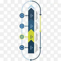 矢量图进行选项ppt示例图