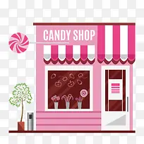 粉色设计可爱糖果屋