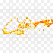 飞溅的橙汁