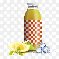 玻璃瓶装柠檬汁