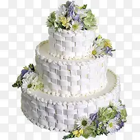 欧式白色婚礼蛋糕