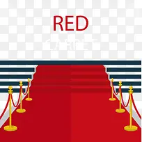红色地毯台阶舞台