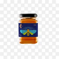 蜂蜜滋补瓶装包装设计