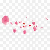 精致梦幻粉红色的花瓣免抠素材