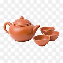 黄色粘土陶瓷茶具