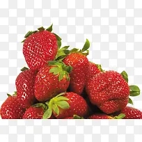 一堆红色草莓