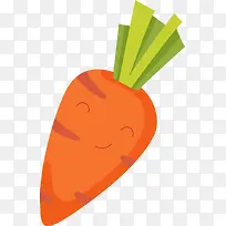 蔬菜卡通可爱胡萝卜