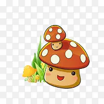 彩色可爱卡通蘑菇