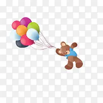 小熊和气球