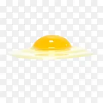 摊开的鸡蛋蛋黄素材