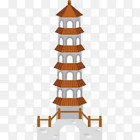 高塔日本古代建筑