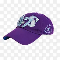 紫色运动帽