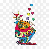 小丑杂技