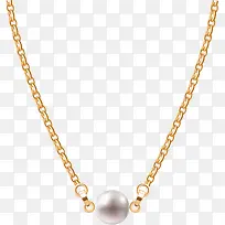珍珠纯银项链