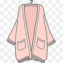 粉色睡衣