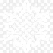 白色冬日飞扬雪花片