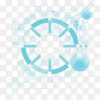 绿色现代科技感花纹