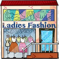 女人时尚服装小店
