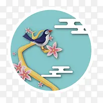 清明节卡通手绘banner