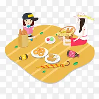 春季户外踏春野餐