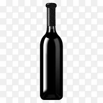 黑色葡萄酒酒瓶