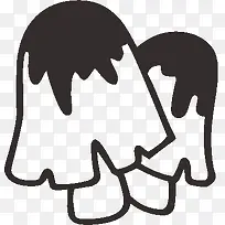 手绘野蘑菇