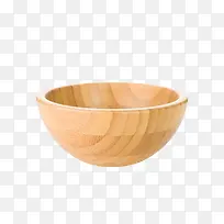 棕色容器木纹空的木制碗实物