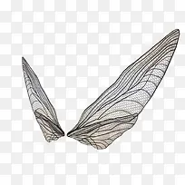 3D透明翅膀