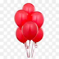 多个红色气球