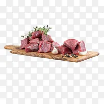 木板上的肉