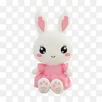 粉红色小白兔公仔设计