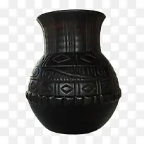 黑色陶瓷罐子PNG