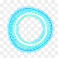 蓝色创意圆环
