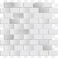 白色简约砖墙