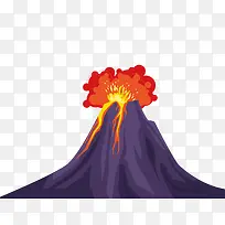矢量火山喷发