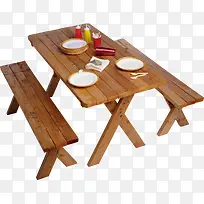 美式木桌