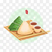 粽享端午中国风插画