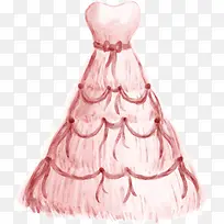 水彩婚纱设计