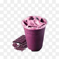紫色葡萄冰饮图片素材
