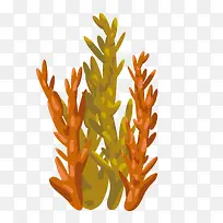 黄色接骨样式珊瑚
