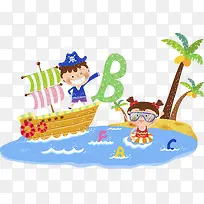 海滩度假