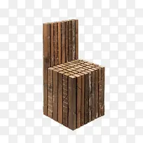 木头拼接座椅
