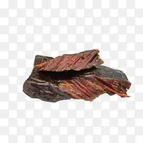 产品实物手撕牛肉干肉质展示